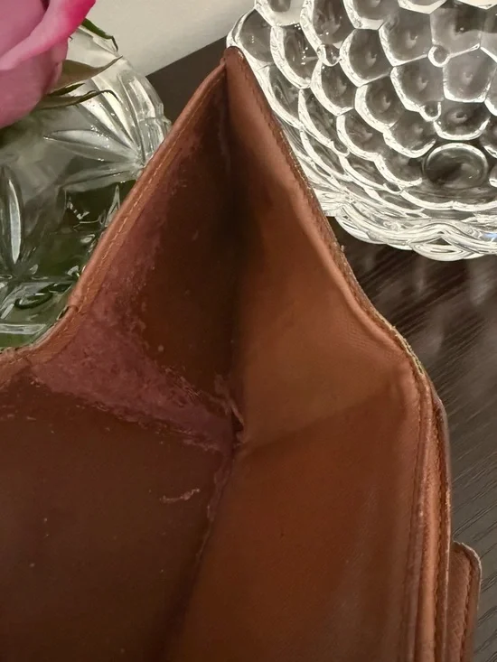 Louis Vuitton Monogram Compact Wallet in Brown and Gold - Picture 6 of 6